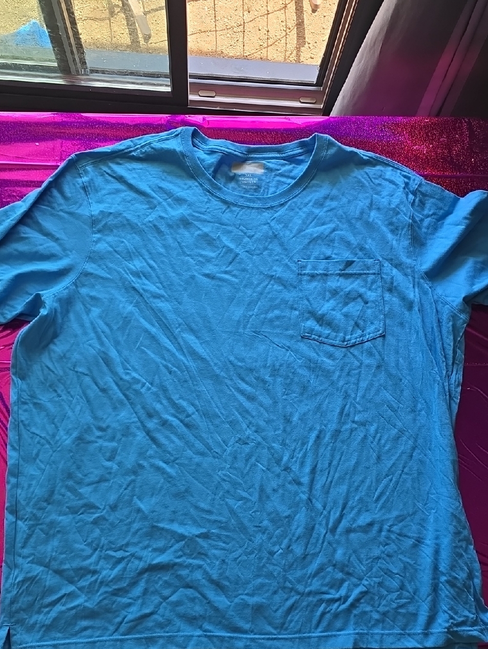 Men's Pocket Crewneck T-Shirt - Blue